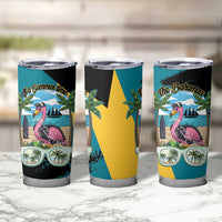 The Bahamas Flamingo Tumbler Cup It's Summer Time