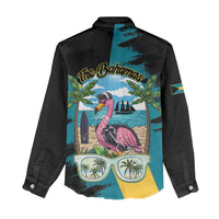 The Bahamas Flamingo Women Casual Shirt It's Summer Time