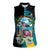 The Bahamas Flamingo Women Sleeveless Polo Shirt It's Summer Time