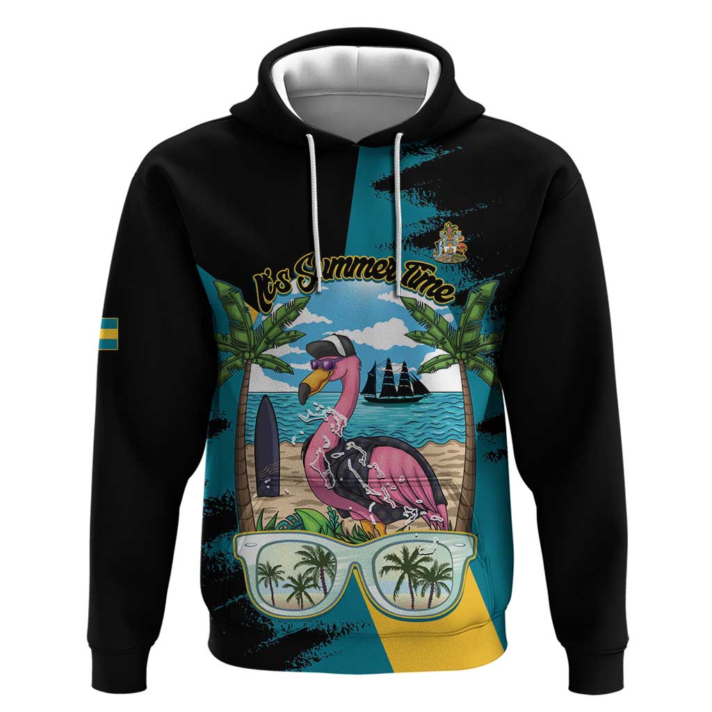 The Bahamas Flamingo Zip Hoodie It's Summer Time