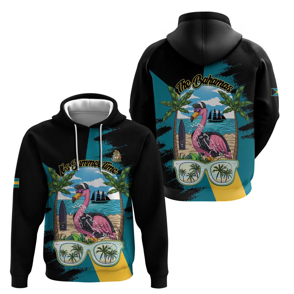 The Bahamas Flamingo Zip Hoodie It's Summer Time