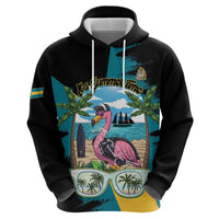 The Bahamas Flamingo Zip Hoodie It's Summer Time