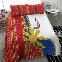 Philippines Independence Day Bedding Set Pilipinas Sun Stars Igorot Pattern