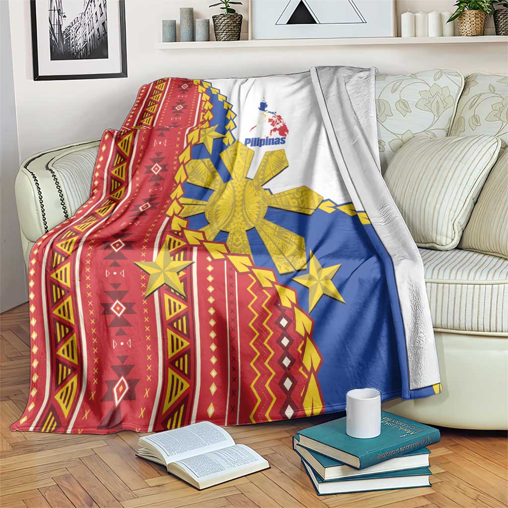 Philippines Independence Day Blanket Pilipinas Sun Stars Igorot Pattern