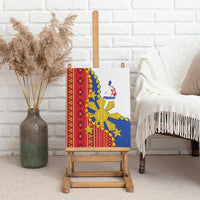 Philippines Independence Day Canvas Wall Art Pilipinas Sun Stars Igorot Pattern