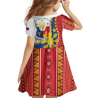 Philippines Independence Day Family Matching Summer Maxi Dress and Hawaiian Shirt Pilipinas Sun Stars Igorot Pattern