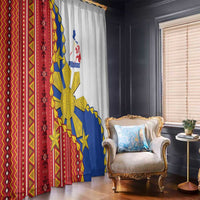 Philippines Independence Day Window Curtain Pilipinas Sun Stars Igorot Pattern