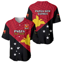 Papua New Guinea Football Baseball Jersey Go PNG Polynesian Pattern Sporty Style - Wonder Print Shop