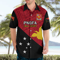 Papua New Guinea Football Hawaiian Shirt Go PNG Polynesian Pattern Sporty Style - Wonder Print Shop