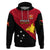 Papua New Guinea Football Hoodie Go PNG Polynesian Pattern Sporty Style - Wonder Print Shop