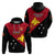 Papua New Guinea Football Hoodie Go PNG Polynesian Pattern Sporty Style - Wonder Print Shop