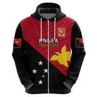 Papua New Guinea Football Hoodie Go PNG Polynesian Pattern Sporty Style - Wonder Print Shop