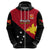 Papua New Guinea Football Hoodie Go PNG Polynesian Pattern Sporty Style - Wonder Print Shop