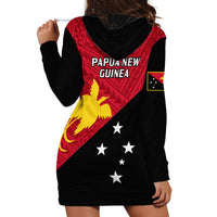 Papua New Guinea Football Hoodie Dress Go PNG Polynesian Pattern Sporty Style - Wonder Print Shop