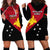 Papua New Guinea Football Hoodie Dress Go PNG Polynesian Pattern Sporty Style - Wonder Print Shop