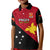 Papua New Guinea Football Kid Polo Shirt Go PNG Polynesian Pattern Sporty Style - Wonder Print Shop