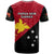 Papua New Guinea Football T Shirt Go PNG Polynesian Pattern Sporty Style - Wonder Print Shop
