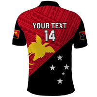 Personalised Papua New Guinea Football Polo Shirt Go PNG Polynesian Pattern Sporty Style - Wonder Print Shop