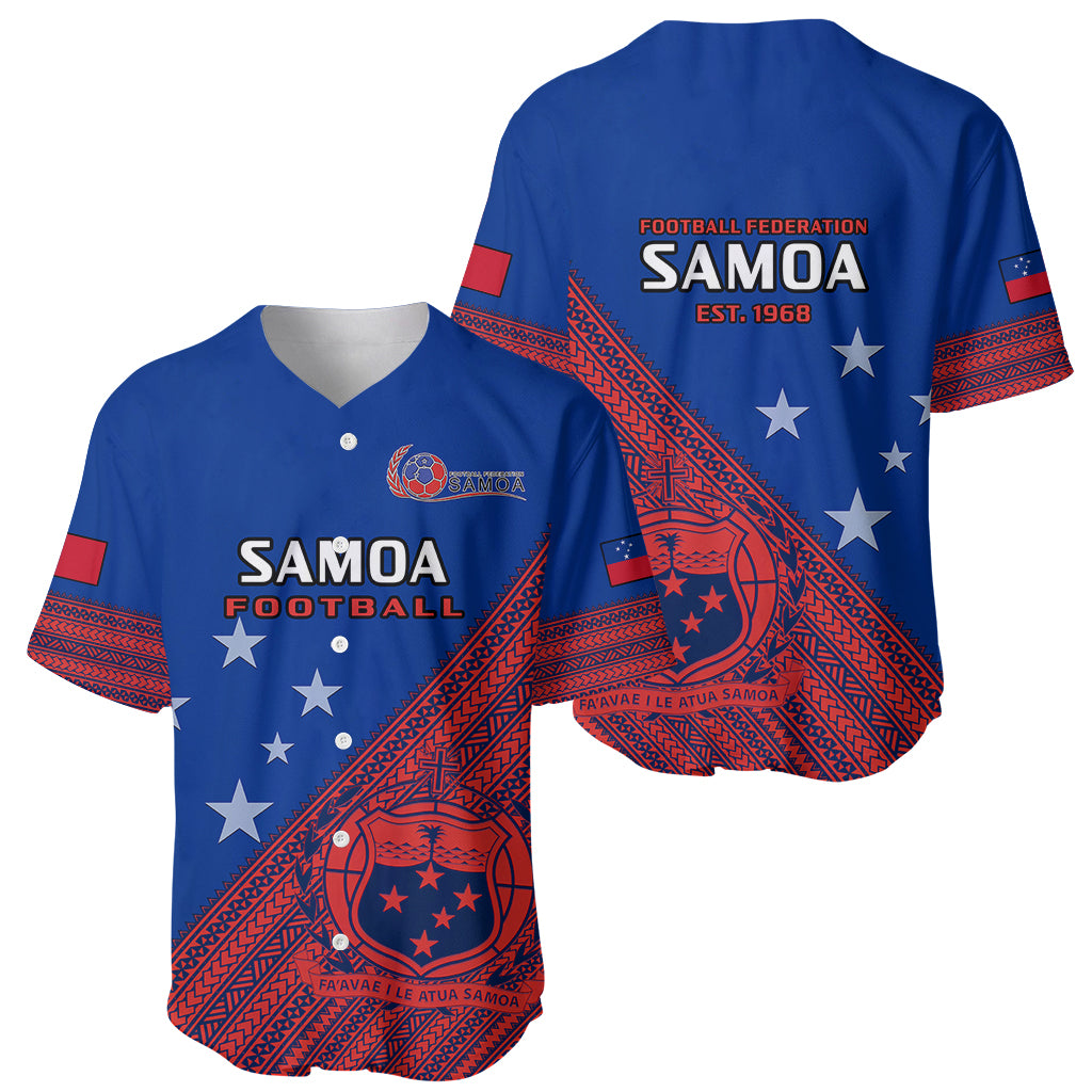 Samoa Football Baseball Jersey Samoan Coat Of Arm Polynesian Sporty Style - Wonder Print Shop