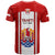 Tahitian Football T Shirt Tahiti Coat Of Arm Polynesian Sporty Style - Wonder Print Shop