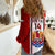 Personalised Tahitian Football Women Casual Shirt Tahiti Coat Of Arm Polynesian Sporty Style - Wonder Print Shop