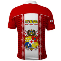 Tonga Football Polo Shirt Tongan Ngatu Pattern Sporty Style - Wonder Print Shop