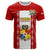 Tonga Football T Shirt Tongan Ngatu Pattern Sporty Style - Wonder Print Shop