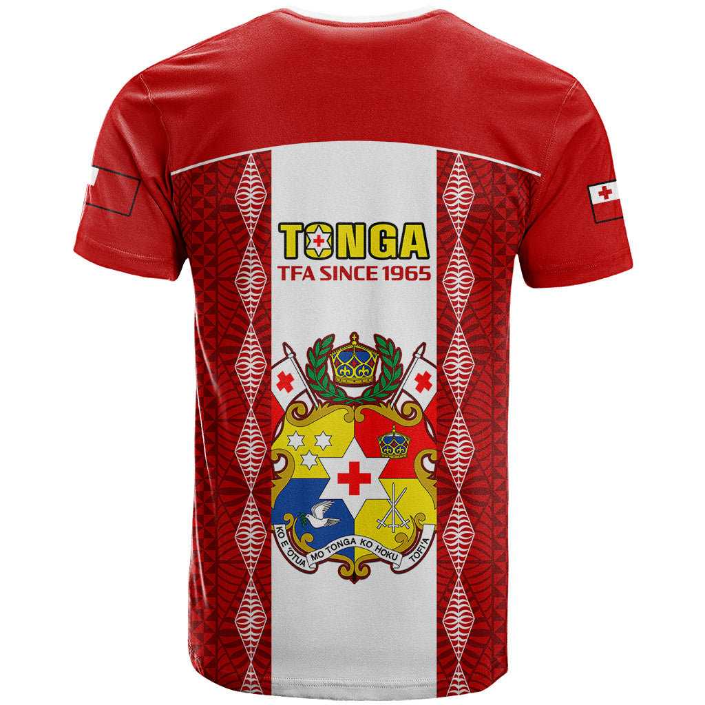 Tonga Football T Shirt Tongan Ngatu Pattern Sporty Style - Wonder Print Shop
