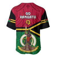 Vanuatu Football Baseball Jersey Vanuatuan Coat Of Arm Polynesian Flag Style - Wonder Print Shop
