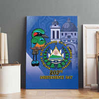 El Salvador Independence Day Canvas Wall Art 203rd Anniversary Torogoz Bird - Wonder Print Shop