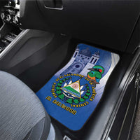 El Salvador Independence Day Car Mats 203rd Anniversary Torogoz Bird - Wonder Print Shop