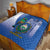El Salvador Independence Day Quilt 203rd Anniversary Torogoz Bird - Wonder Print Shop