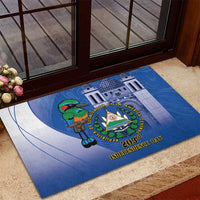 El Salvador Independence Day Rubber Doormat 203rd Anniversary Torogoz Bird - Wonder Print Shop