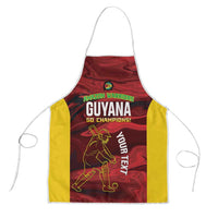 Custom Guyana Cricket Apron Go Amazon Warriors Marble Pattern - Wonder Print Shop