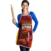 Custom Guyana Cricket Apron Go Amazon Warriors Marble Pattern - Wonder Print Shop