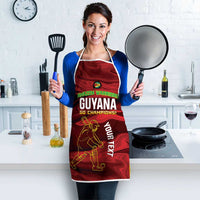 Custom Guyana Cricket Apron Go Amazon Warriors Marble Pattern - Wonder Print Shop