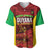 Custom Guyana Cricket Baseball Jersey Go Amazon Warriors Marble Pattern - Wonder Print Shop