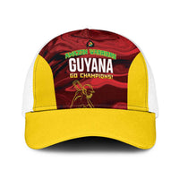 Guyana Cricket Baseball Net Cap Go Amazon Warriors Marble Pattern - Wonder Print Shop