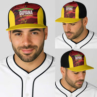 Guyana Cricket Baseball Net Cap Go Amazon Warriors Marble Pattern - Wonder Print Shop