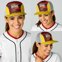 Guyana Cricket Baseball Net Cap Go Amazon Warriors Marble Pattern - Wonder Print Shop