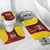 Custom Guyana Cricket Bathroom Set Go Amazon Warriors Marble Pattern - Wonder Print Shop