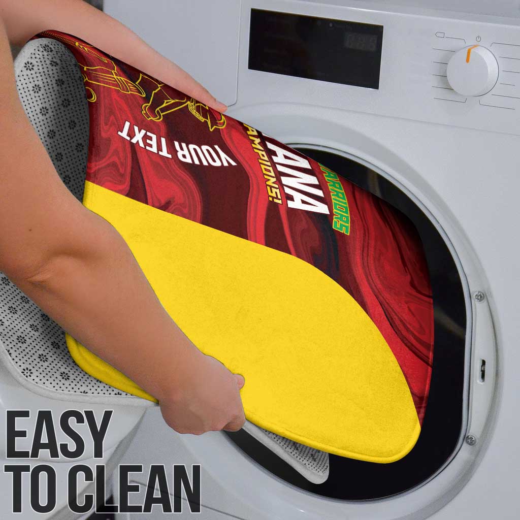 Custom Guyana Cricket Bathroom Set Go Amazon Warriors Marble Pattern - Wonder Print Shop