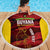 Custom Guyana Cricket Beach Blanket Go Amazon Warriors Marble Pattern - Wonder Print Shop