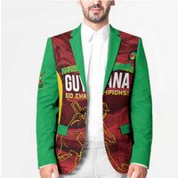 Custom Guyana Cricket Blazer Go Amazon Warriors Marble Pattern - Wonder Print Shop