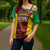 Custom Guyana Cricket Cross Shoulder Shirt Go Amazon Warriors Marble Pattern - Wonder Print Shop