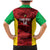 Custom Guyana Cricket Family Matching Mermaid Dress and Hawaiian Shirt Go Amazon Warriors Marble Pattern - Wonder Print Shop