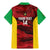 Custom Guyana Cricket Family Matching Mermaid Dress and Hawaiian Shirt Go Amazon Warriors Marble Pattern - Wonder Print Shop
