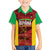 Custom Guyana Cricket Family Matching Off Shoulder Maxi Dress and Hawaiian Shirt Go Amazon Warriors Marble Pattern - Wonder Print Shop