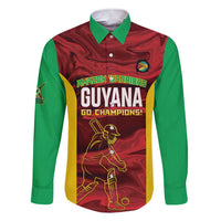 Custom Guyana Cricket Family Matching Short Sleeve Bodycon Dress and Hawaiian Shirt Go Amazon Warriors Marble Pattern - Wonder Print Shop