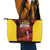 Custom Guyana Cricket Leather Tote Bag Go Amazon Warriors Marble Pattern - Wonder Print Shop